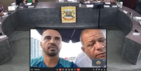 Da praia, vereadores do Paraná votam aumento dos próprios salários de forma remota  Foto: Reprodução/Youtube