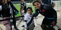 Figueiredo foi um dos jogadores mais festejados pelos sócios-torcedores (Daniel Ramalho/Vasco)  Foto: Lance!