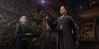 Jogador vive a fantasia de ser um estudante de bruxaria em Hogwarts Legacy  Foto: WB Games / Divulgação