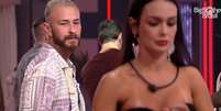 O clima entre Fred e Larissa está cada vez mais quente no 'BBB 23'.  Foto: Reprodução, Globoplay / Purepeople