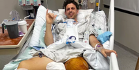 Pai perdeu as duas pernas ao salvar filhas na Califórnia  Foto: Reprodução/GoFundMe