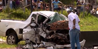 Acidente matou quatro pessoas e deixou uma criança ferida  Foto: Reprodução/EPTV