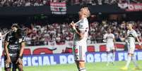 Luciano marca para o S&atilde;o Paulo em cl&aacute;ssico diante do Corinthians, pelo Paulist&atilde;o, neste domingo, 29.  Foto: Peter Leone/O Fotografico / Gazeta Press