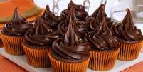 Cupcake de chocolate  Foto: Guia da Cozinha