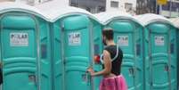 Banheiros químicos podem ser a saída para o aperto durante o Carnaval  Foto: Willian Moreira/ Futura Press/Estadão Conteúdo