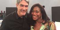 Bonner e Gloria compartilhavam admiração mútua na Globo  Foto: Reprodução