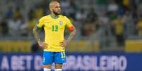 Daniel Alves disputou a última Copa do Mundo com a Seleção Brasileira (Foto: Douglas Magno/AFP)  Foto: Lance!