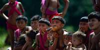 Comunidades que fazem parte da Reserva Yanomami enfrentam crise humanitária que tem como principal causa a expansão do garimpo ilegal  Foto: Getty Images / BBC News Brasil