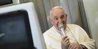 Papa voltou a ser questionado sobre suas falas recentes sobre homossexuais  Foto: ANSA / Ansa - Brasil