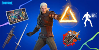 Geralt de Rívia já está disponível no passe de batalha de Fortnite  Foto: Epic Games / Divulgação