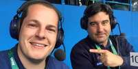 Guido Nunes e Eudes Junior trabalharam juntos na Globo  Foto: Reprodução