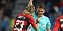 Rubro-Negros reclamaram da arbitragem contra o Al Hilal (Fadel Senna/AFP)  Foto: Lance!