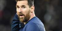 Possível renovação de Messi com o PSG é alvo de críticas na França (Foto: Bertrand GUAY / AFP)  Foto: Lance!