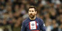 Messi durante uma partida entre PSG e Marseille  Foto: EPA / Ansa - Brasil