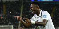 Vini Jr marcou dois gols e deu uma assistência na decisão do Mundial (Foto: KHALED DESOUKI / AFP)  Foto: Lance!