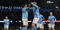 City vence Villa e cola no Arsenal (AFP)  Foto: Lance!