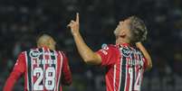 Galoppo festeja o gol marcado contra o Bragantino, semana passada (Foto: Rubens Chiri/São Paulo FC)  Foto: Lance!