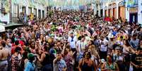 Carnaval de rua em Diamantina (MG)  Foto: Divulgação/Prefeitura de Diamantina