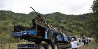 Acidente de ônibus no Panamá   Foto: Reuters