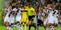 Jogadores reclamaram da arbitragem no Maracanã (Daniel Ramalho/Vasco)  Foto: Lance!