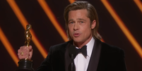 Brad Pitt  Foto: reprodução vídeo YouTube Oscars / Flipar