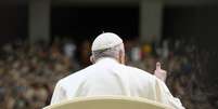 Papa Francisco durante audiência no Vaticano  Foto: ANSA / Ansa - Brasil