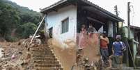 Destruição provocada por chuvas em São Sebastião  Foto: EPA / Ansa - Brasil