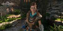 Aloy, heroína de Horizon, está em Call of the Mountain, mas como coadjuvante  Foto: Firesprite / Divulgação