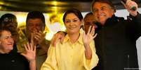 Michelle Bolsonaro ironizou o caso em uma rede social  Foto: DW / Deutsche Welle