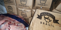 Mais de 200 kg de carnes foram recuperados pela Polícia  Foto: Polícia Rodoviária Federal/ Divulgação