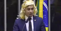De acordo com os partidos, o discurso de Nikolas Ferreira foi “flagrantemente discriminatório e transfóbico”  Foto: Reprodução