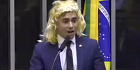 Nikolas Ferreira faz discurso transfóbico no Dia das Mulheres  Foto: Reprodução