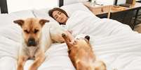 Descubra agora se pets podem dormir ou n&atilde;o na cama de seus tutores -  Foto: Shutterstock / Alto Astral