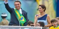 Jair e Michelle Bolsonaro  Foto: Marcelo Camargo/Agência Brasil / Perfil Brasil