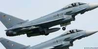 Caças Eurofighters da Força Aérea alemã  Foto: DW / Deutsche Welle