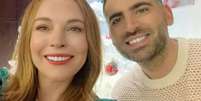 Lindsay Lohan e Bader Shammas  Foto: Reprodu&ccedil;&atilde;o/ Instagram / M&aacute;rcia Piovesan