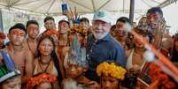 Encontro com indígenas em Roraima, Lula recebeu carta com reinvindicações  Foto: Ricardo Stuckert/Presidência da República