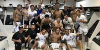Jogadores do ABC comemoram classificação à terceira fase da Copa do Brasil  Foto: Reprodução