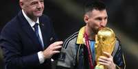 O nome da seleção da Argentina será gravado na taça  Foto: PA Media / BBC News Brasil