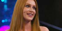 Marina Ruy Barbosa teve sua participação do 'Domingão com Huck' bastante criticada.  Foto: Reprodução, Globoplay / Purepeople