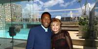 Pelé e Assíria ficam casados por 14 anos e mantiveram relação amigável após a separação  Foto: Fotomontagem: Blog Sala de TV