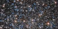 Imagem do telesc&oacute;pio Hubble mostra apenas uma parte do aglomerado de estrelas Messier 55  Foto: Nasa, ESA, A. Sarajedini, M. Libralato, Gladys Kober