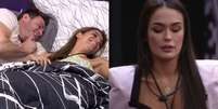 Key Alves, Gustavo e Larissa no ‘BBB 23’. Reprodução/ Globo  Foto: Mais Novela