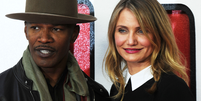 Jamie Foxx e Cameron Diaz em evento do musical Annie, em Londres, em dezembro de 2014.  Foto: Adoro Cinema