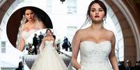 Esse vestido de noiva de Selena Gomez na ficção é o look dos sonhos para qualquer casamento na vida real.  Foto: Getty Images / Purepeople