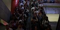 Greve no Metrô de SP  Foto: Suamy Beydoun/AGIF via Reuters Connect