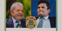 Print de postagem do Canal do Lula que diz que 'PF de Lula salva vida de Moro'  Foto: Aos Fatos