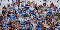 Torcida do Água Santa, time que disputa a final do Paulistão 2023 contra o Palmeiras  Foto: Reprodução/Instagram/@ecaguasanta