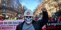 Protesto na França  Foto: Getty Images / BBC News Brasil