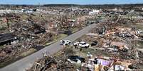 Tornado arrasou quarteirões inteiros no Mississippi  Foto: DW / Deutsche Welle